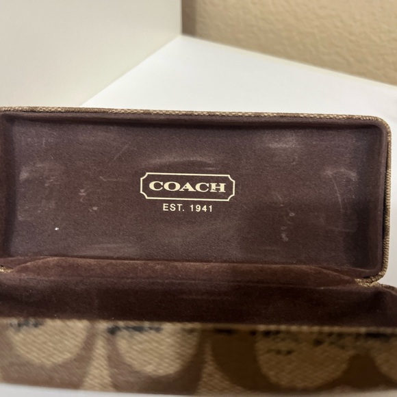 Coach Brown Sunglasses Case - Picture 6 of 8